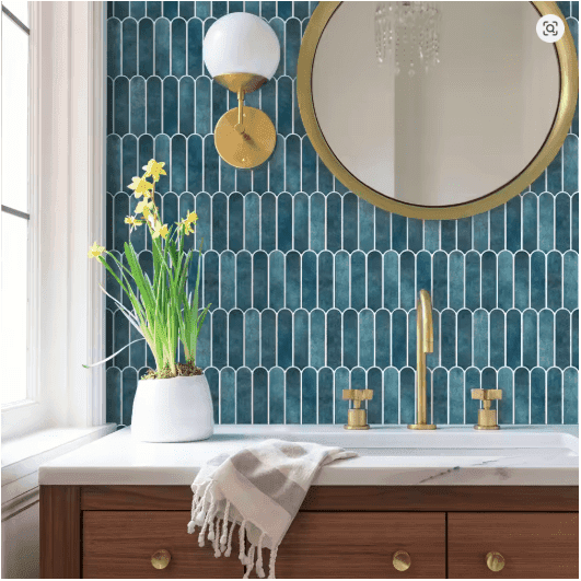 20 Pack 3D Matte Fish Peel & Stick Wall Panels – Waterproof, Self-Adhesive PVC Wall Tiles for Kitchen, Bedroom, RV & Home Decor