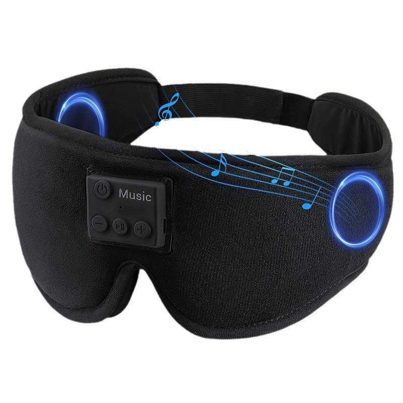 2024 3D Bluetooth Sleep Mask – Heated Eye Care with Sound Therapy & Memory Foam Comfort