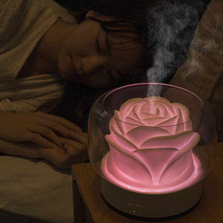 2025 FlameGlow Ultrasonic Aroma Diffuser – Smart USB Humidifier for Home, Hotel & Wellness Spaces - GripGo.Online