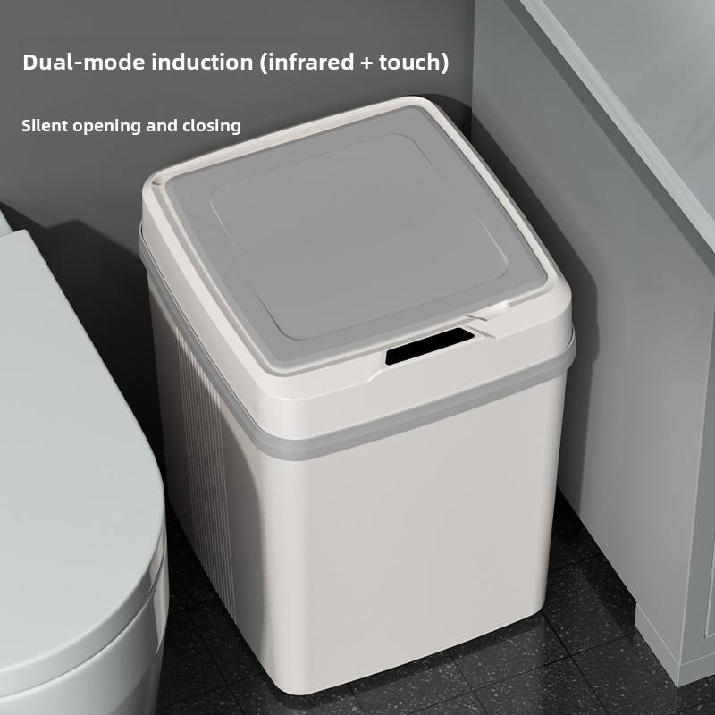 2025 Smart Sensor Trash Bin – Automatic Lid Square Bucket for Kitchen, Bathroom & Office - GripGo.Online