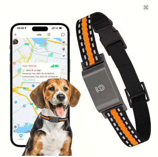 2025 Waterproof 4G GPS Pet Tracker Collar – Real - Time Locator with Geo - Fence, Free App & 7 - Day Battery - GripGo.Online
