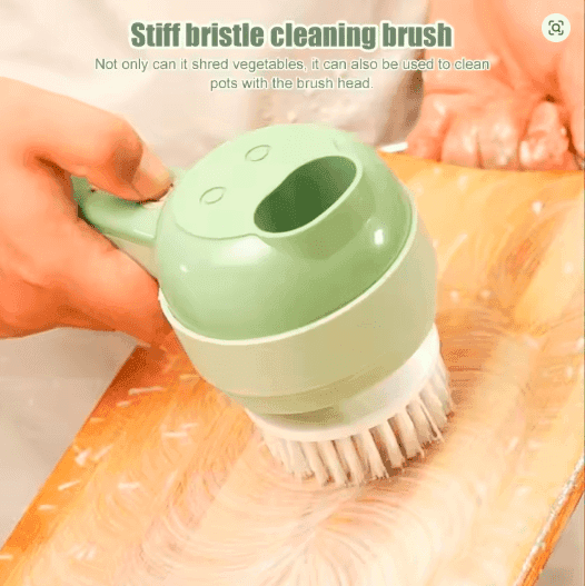 4 - in - 1 Electric Vegetable Cutter – Wireless Handheld Chopper, Slicer & Mincer for Garlic, Onion & Cooking Prep - GripGo.Online