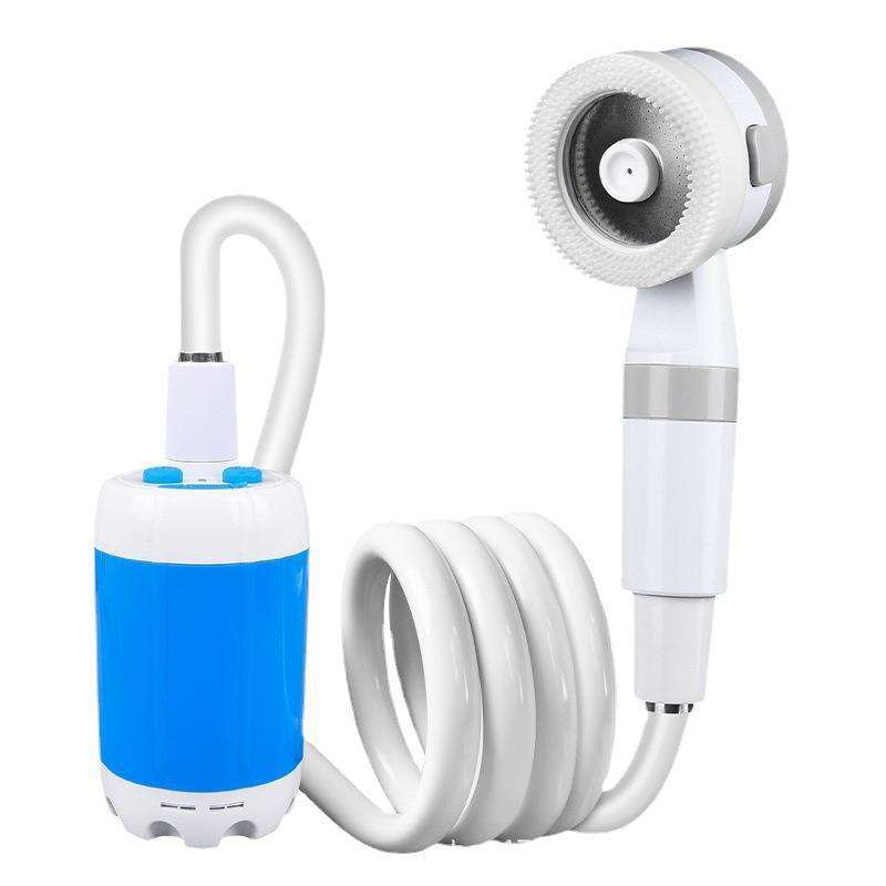 2025 Portable Electric Camping Shower – Adjustable Flow Pump with Hose & Rechargeable Battery