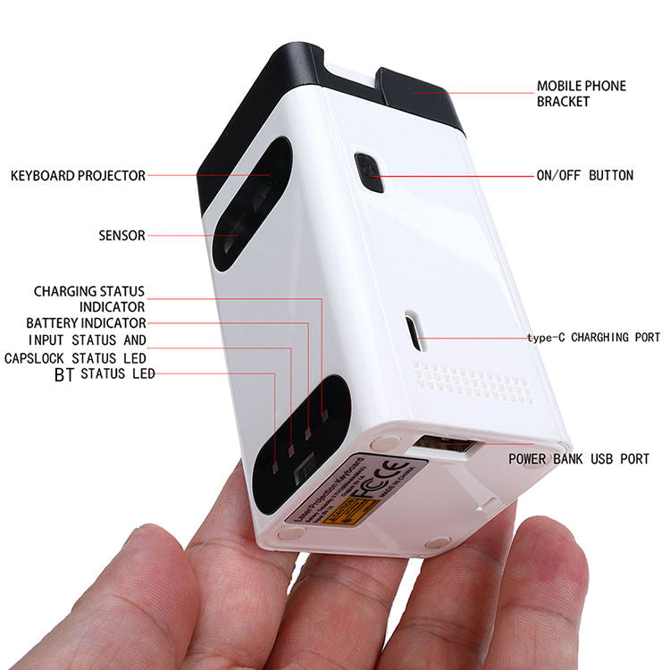 2025 Smart Virtual Laser Keyboard – Premium Projection Typing for Smart Devices