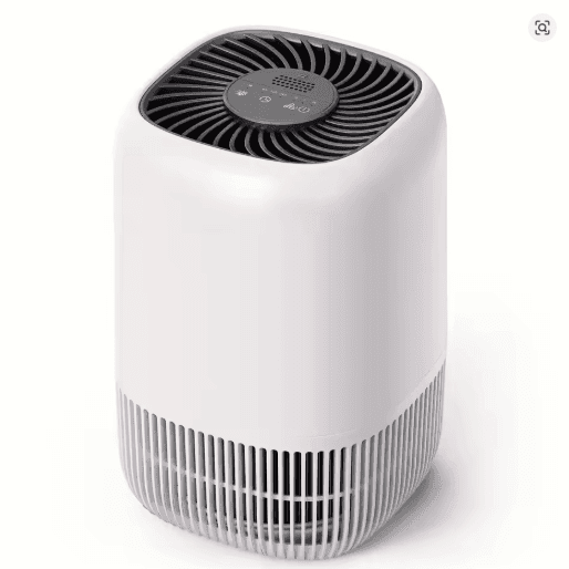 Air Purifier for Bedroom Home – HEPA Filter with Fragrance, Removes Smoke, Odor, Allergies, Pollen, Pet Dander – Ultra Quiet, 3-Speed Fan, Smart Timer
