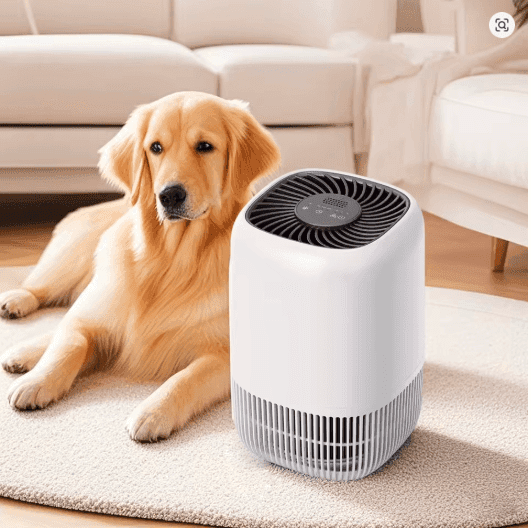 Air Purifier for Bedroom Home – HEPA Filter with Fragrance, Removes Smoke, Odor, Allergies, Pollen, Pet Dander – Ultra Quiet, 3-Speed Fan, Smart Timer