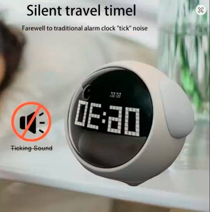 All-in-One Intelligent Night Light & Alarm Clock for Kids – Designed for Healthy Sleep & Bright Mornings
