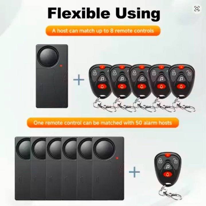 Awapow Wireless Anti-Theft Alarm – 110dB Vibration Sensor with Remote Control for Home, Bike, Car & Motorcycle Security