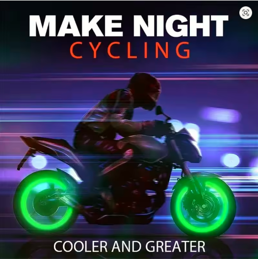 1-20PCS Luminous Glow Car & Motorcycle Tire Valve Caps – Night-Glowing, Waterproof, Universal Wheel Accessory