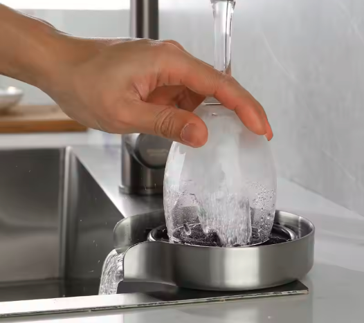 High Pressure Glass Rinser for Kitchen Sink – Faucet Cup Washer & Cleaning Tool for Coffee, Beer & Bar Accessories