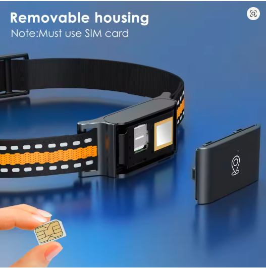 2025 Waterproof 4G GPS Pet Tracker Collar – Real-Time Locator with Geo-Fence, Free App & 7-Day Battery