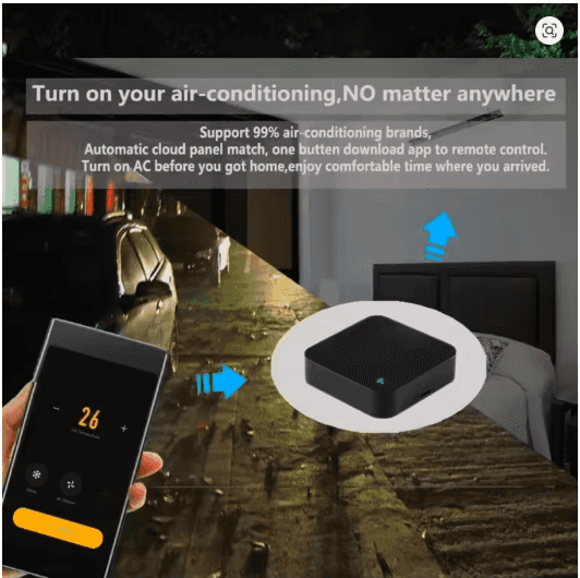 Tuya WiFi IR Remote Controller | Smart Universal Infrared Blaster for TV, AC & Fan | Works with Alexa & Google Home