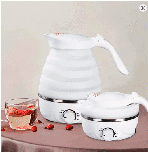 Mini Foldable Electric Kettle 0.6L | Portable Travel Water Heater with Auto Shut-Off