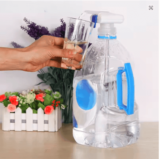 Electric Drink Dispenser – Battery Operated Magic Tap for Fridge Gallon Milk, Juice & Water – No-Lift Beverage Pump for Kids & Family
