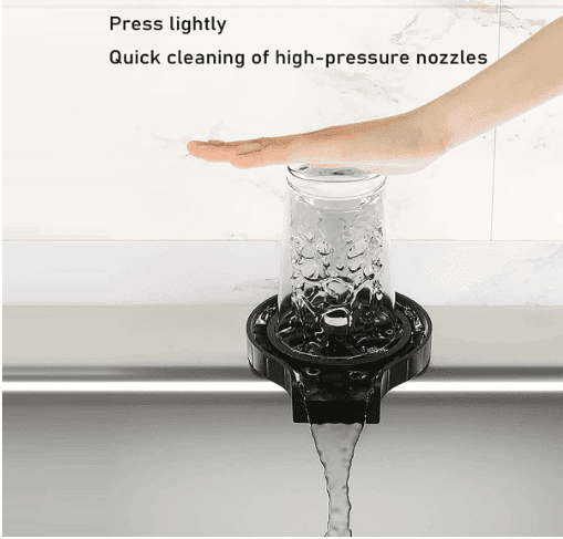 High Pressure Glass Rinser for Kitchen Sink – Faucet Cup Washer & Cleaning Tool for Coffee, Beer & Bar Accessories - GripGo.Online