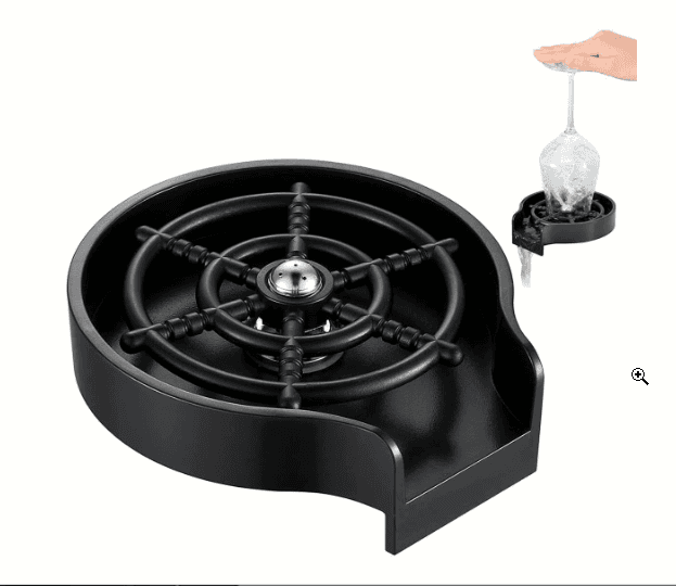 High Pressure Glass Rinser for Kitchen Sink – Faucet Cup Washer & Cleaning Tool for Coffee, Beer & Bar Accessories