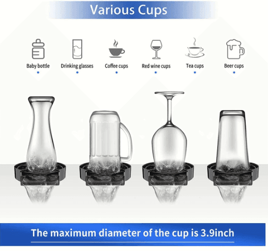 High Pressure Glass Rinser for Kitchen Sink – Faucet Cup Washer & Cleaning Tool for Coffee, Beer & Bar Accessories