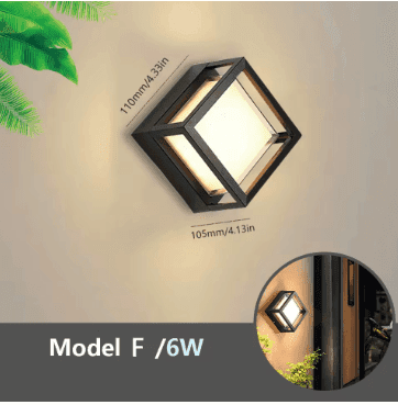 LED Outdoor Wall Light – IP66 Waterproof Motion Sensor Lamp for Porch, Balcony, Garden & Patio