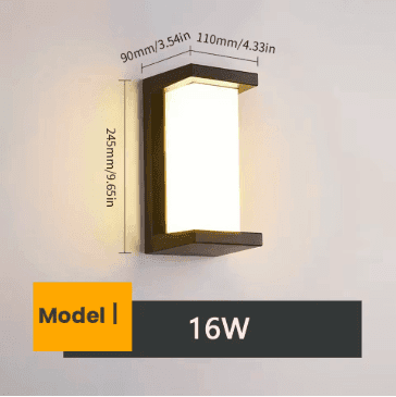 LED Outdoor Wall Light – IP66 Waterproof Motion Sensor Lamp for Porch, Balcony, Garden & Patio