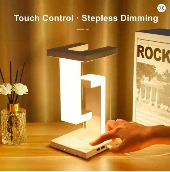 LED Table Lamp with Wireless Charger – Detachable Night Light & Fast Charging Stand for iPhone & Samsung Devices