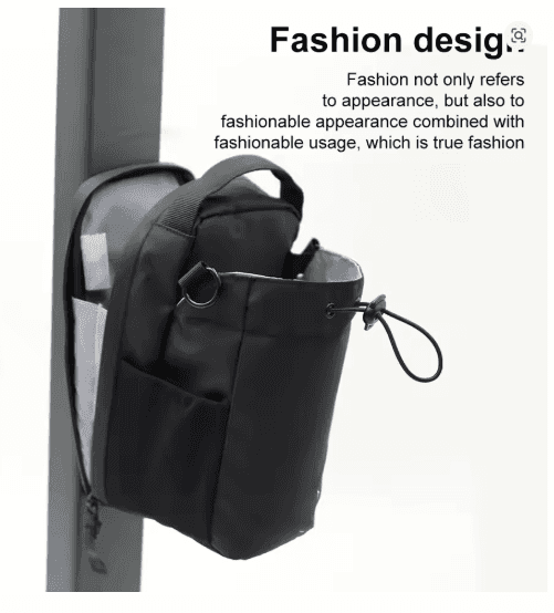 Magnetic Gym Water Bottle Carrier Bag with Phone Pocket – Portable Large Capacity Fitness Organizer