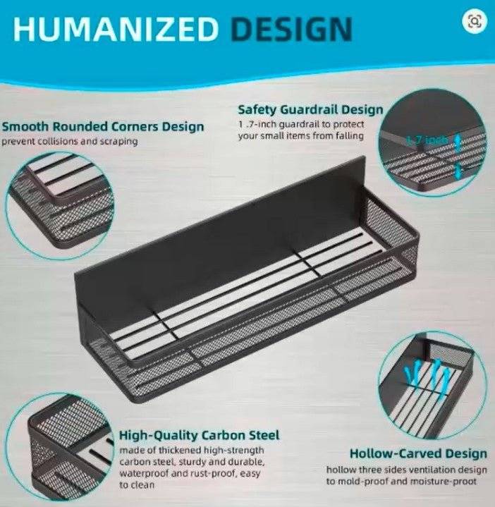 Magnetic Refrigerator Organizer – No-Drill Side-Mounted Spice Rack with Hooks & Multi-Layer Storage for Small Kitchens