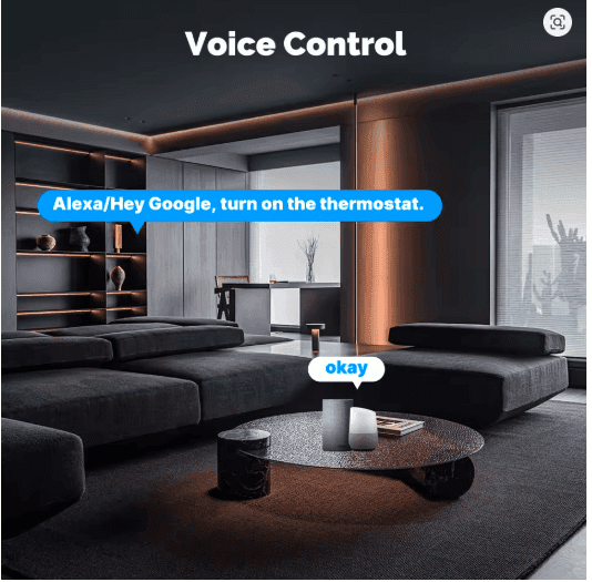 MOES Tuya ZigBee Smart Knob Thermostat – Star Ring Series Temperature Controller for Water Boiler & Electric Heating, Works with Alexa & Google - GripGo.Online