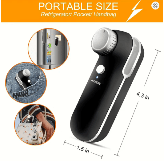 Rechargeable 2 - in - 1 Mini Heat Sealer – USB Portable Snack Saver & Bag Resealer for Freshness Anytime - GripGo.Online