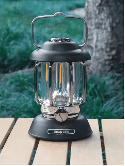 Retro Camping Lantern – USB Rechargeable, Waterproof & Vintage LED Light That Elevates Every Adventure