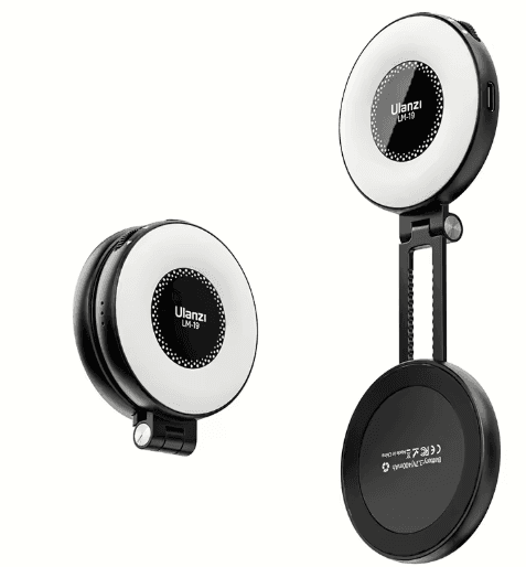 Ulanzi LM19 MagSafe Selfie Light – Portable Fill Light for iPhone 16/15/14/13/12 Pro Max, Vlog & Video Stand - GripGo.Online