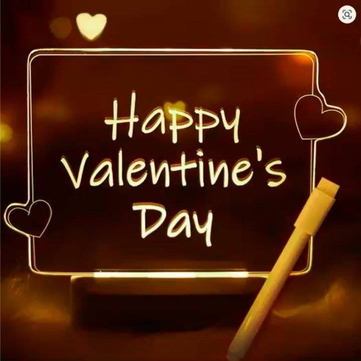 USB 3D Luminous Love Message Night Light – Erasable Message Board Lamp & Bedroom Gift Decoration