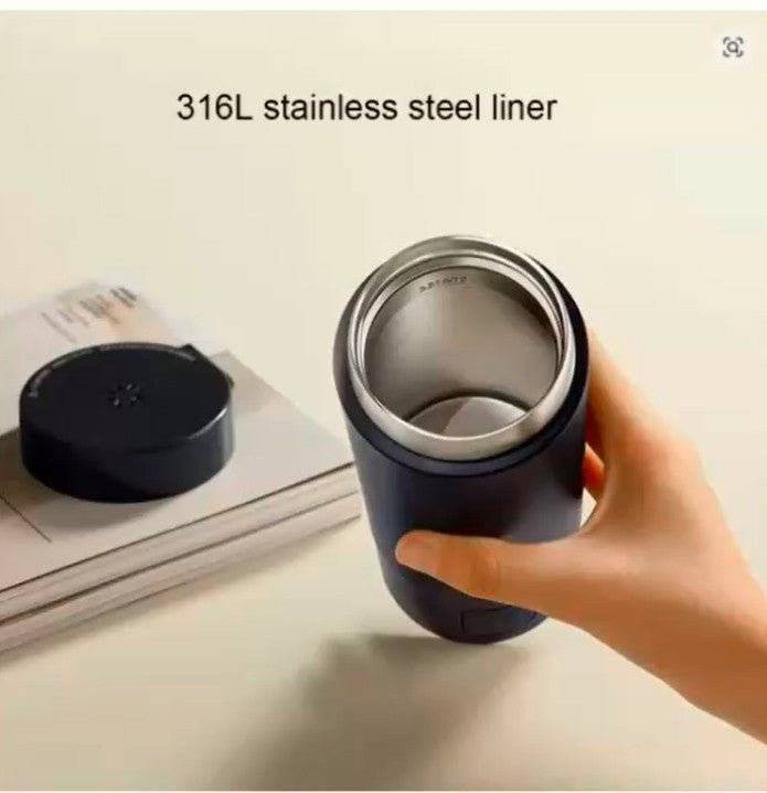 Xiaomi Mijia Portable Electric Heating Cup – 316 Stainless Steel Smart Thermos for Students & Travel